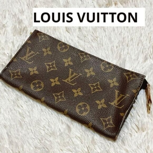 LOUIS VUITTON Monogram Bucket PM Accessory Pouch LV Auth 110131 - Picture 16 of 16